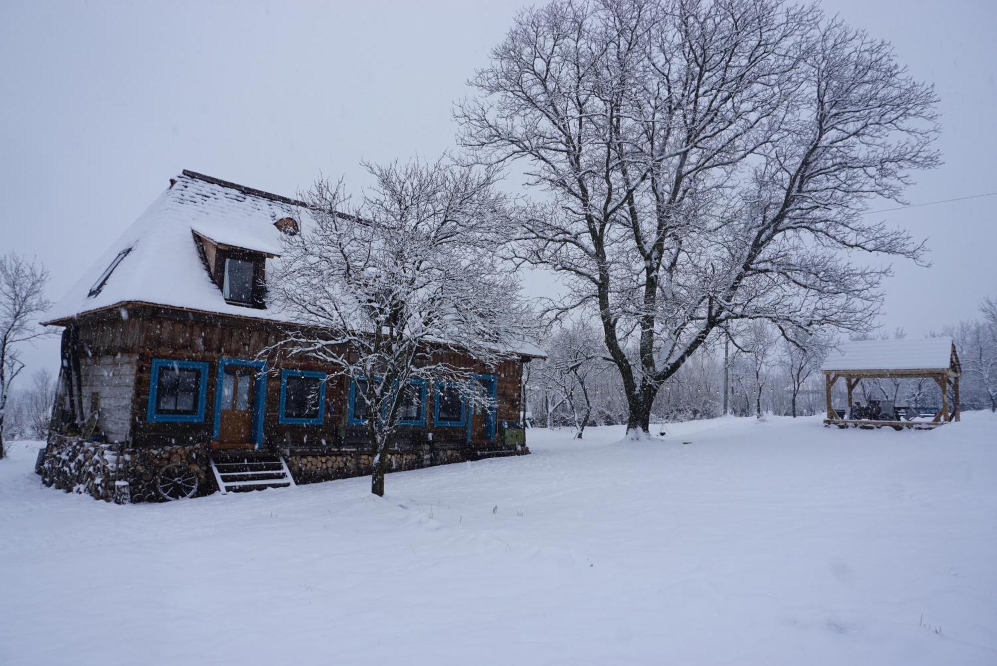 Small Apartment In Breb S Cosy Barn Exterior foto